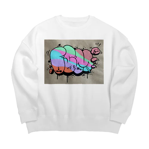 F.S.M. tagging Big Crew Neck Sweatshirt