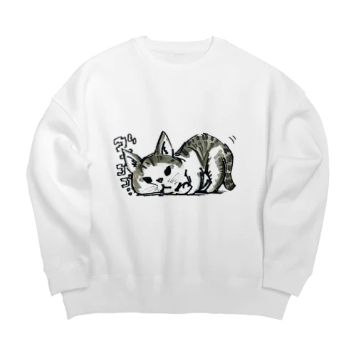 ぷー三郎ちゃん Big Crew Neck Sweatshirt