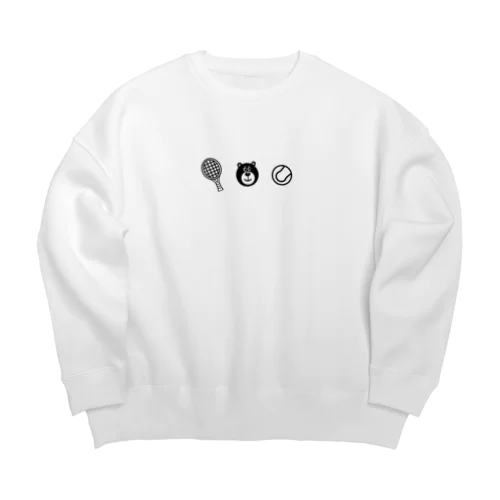 テニスベア Big Crew Neck Sweatshirt