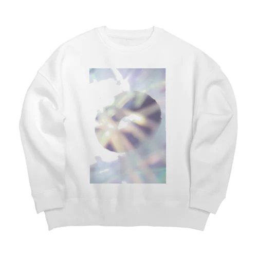 光の中のドーナツ Big Crew Neck Sweatshirt