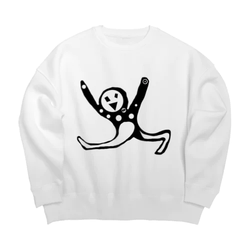 これ見て饅頭食え Big Crew Neck Sweatshirt