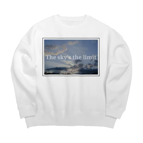 the sky's the limit  Big Crew Neck Sweatshirt