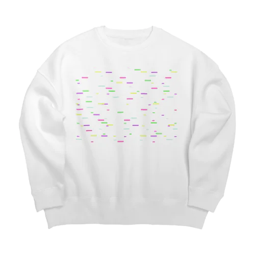 可愛いいちょんちょん模様 Big Crew Neck Sweatshirt