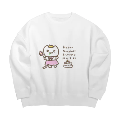 NYACHA Birthday 2021 Big Crew Neck Sweatshirt