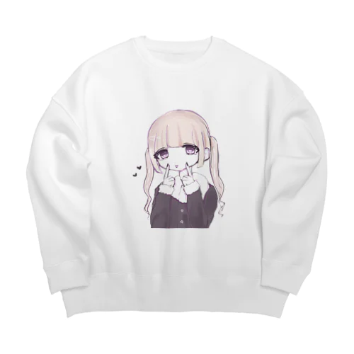 量産型ちゃん Big Crew Neck Sweatshirt