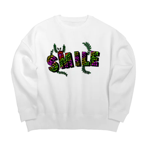 あなたの笑顔が好き Big Crew Neck Sweatshirt