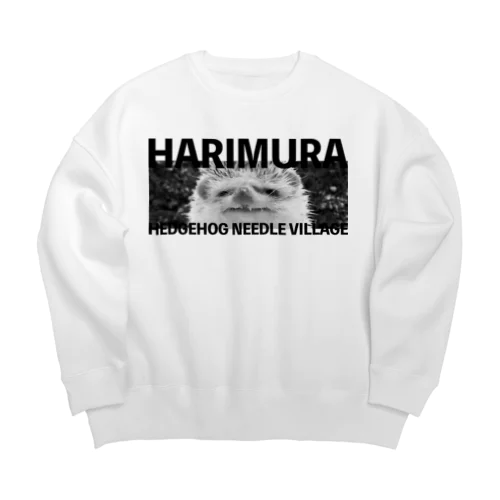 HARIMURA（黒） Big Crew Neck Sweatshirt