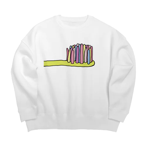 わくわくはみがきくん Big Crew Neck Sweatshirt