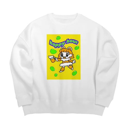 happyhour Big Crew Neck Sweatshirt