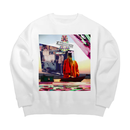 ハッピージャーニー Big Crew Neck Sweatshirt