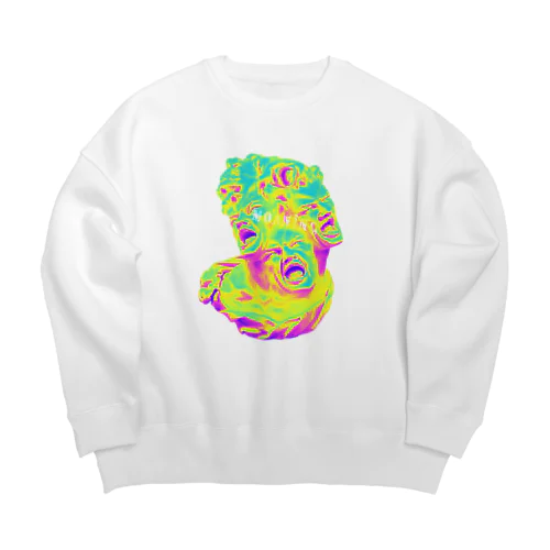 うめく石像 Big Crew Neck Sweatshirt