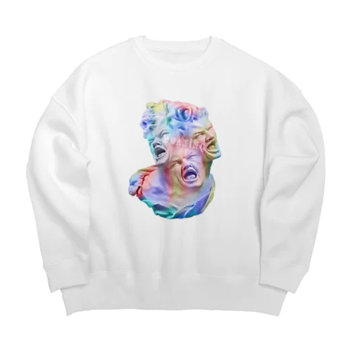 うめく石像 Big Crew Neck Sweatshirt