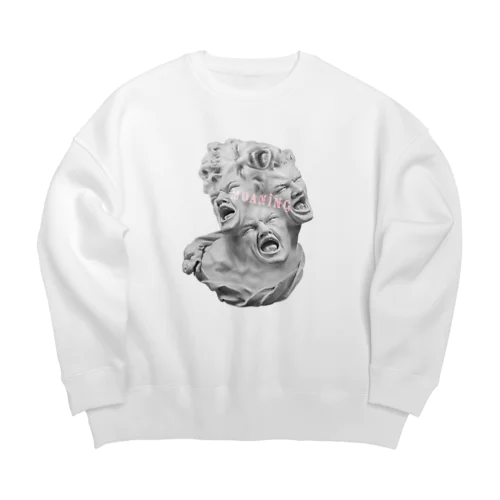 うめく石像 Big Crew Neck Sweatshirt