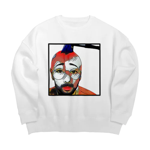 【ヒゲと斧】 Big Crew Neck Sweatshirt