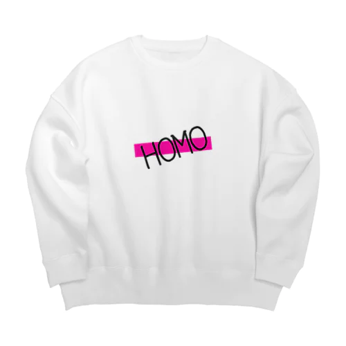 HOMO ブランドロゴ Big Crew Neck Sweatshirt