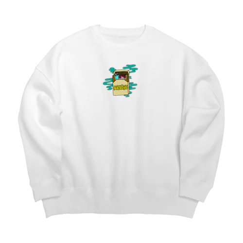 candra smoker Big Crew Neck Sweatshirt