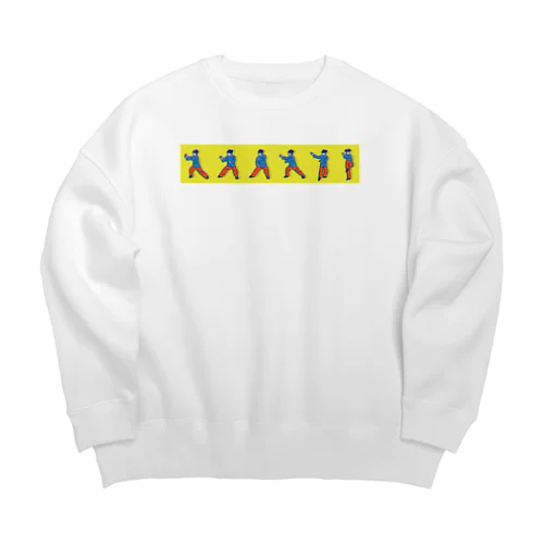 ポップな太極拳 Big Crew Neck Sweatshirt