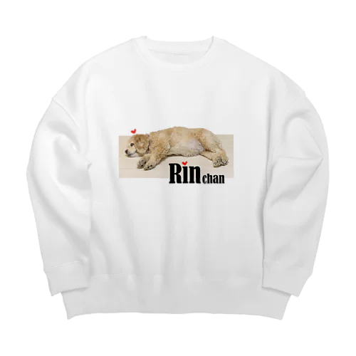 元・お天馬娘❗️行け行けりんチャン‼️ Big Crew Neck Sweatshirt