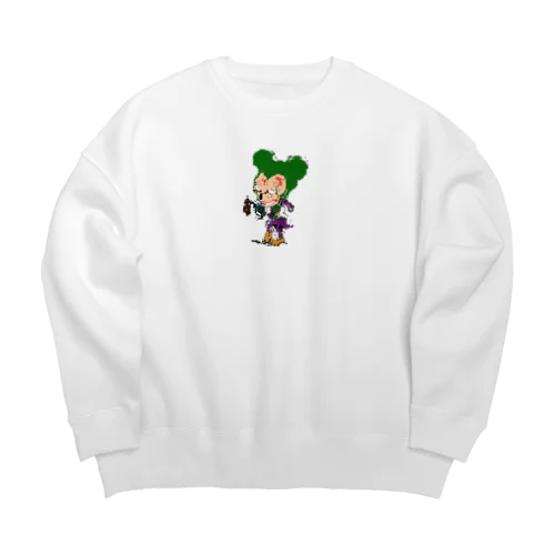 ヒャッハー！！(ジョーカー) Big Crew Neck Sweatshirt