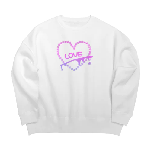 嘘♡ Big Crew Neck Sweatshirt