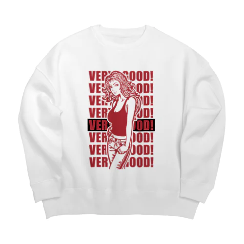 VERY GOOD! Big Crew Neck Sweatshirt