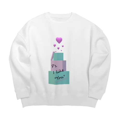 Ps. I like "you" Big Crew Neck Sweatshirt