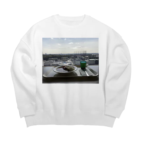 カレー ２ Big Crew Neck Sweatshirt