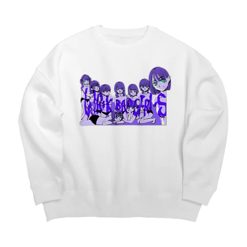 WRIK BAD GIRLS Big Crew Neck Sweatshirt