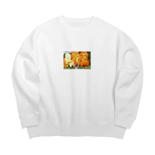 ヒーロー見参！？ Big Crew Neck Sweatshirt