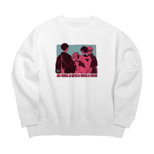 見せつけ匂わせ Big Crew Neck Sweatshirt