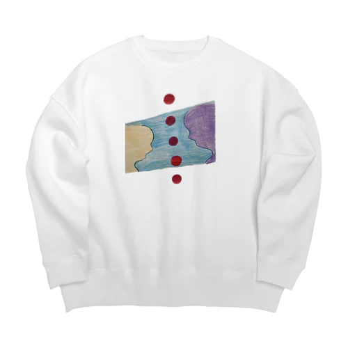 ひみつの交信　ﾋﾟﾋﾟﾋﾟﾋﾟﾋﾟ Big Crew Neck Sweatshirt