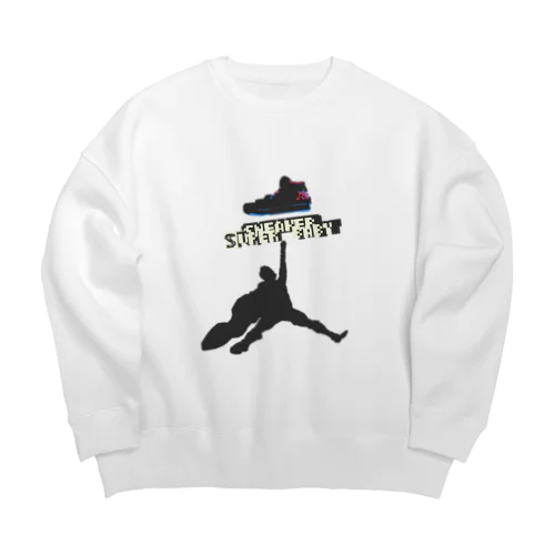 superman sneaker logo ビッグシルエットスウェット