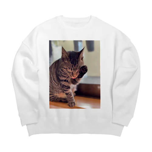 こたろう　子猫　シリーズ　1 Big Crew Neck Sweatshirt