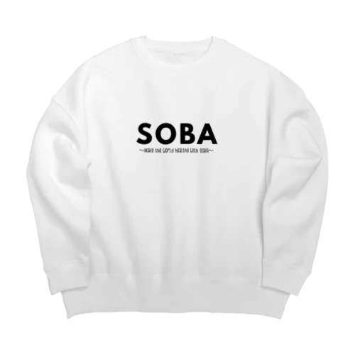 SOBA Big Crew Neck Sweatshirt