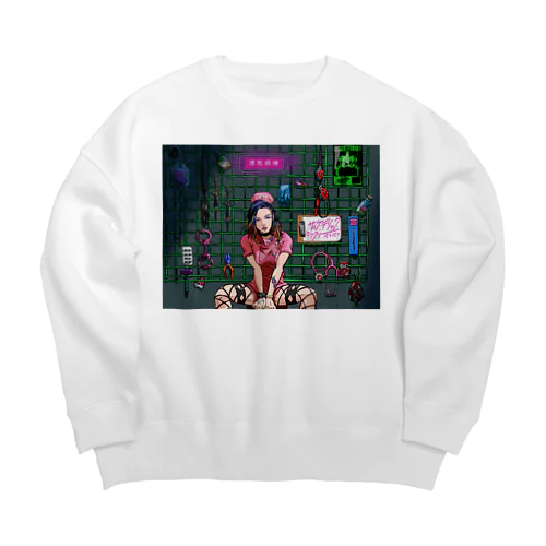 「浮気病棟」ジャケットデザイン　グッズ Big Crew Neck Sweatshirt