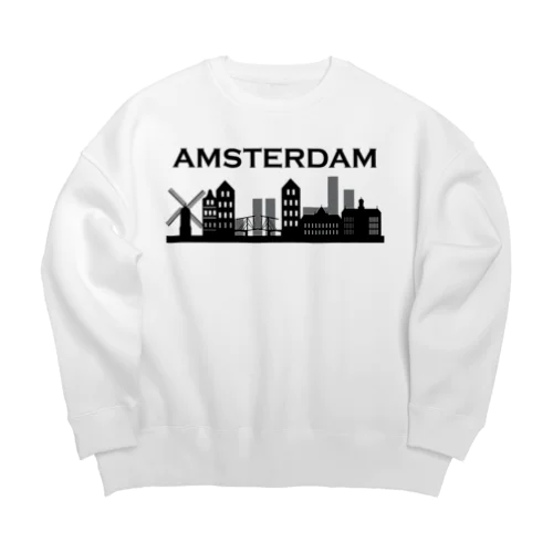 AMSTERDAM-アムステルダム- Big Crew Neck Sweatshirt