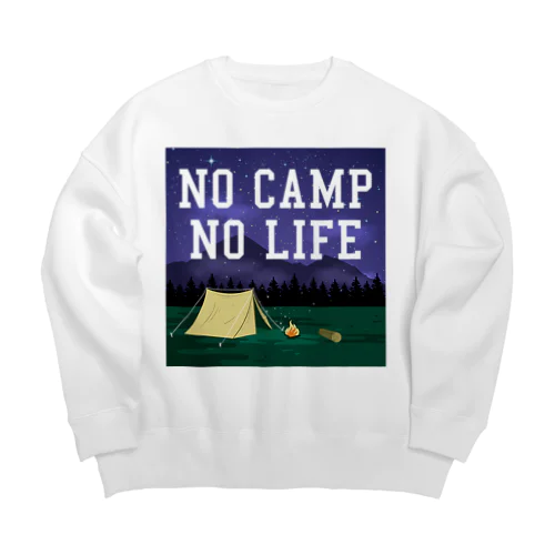 NO CAMP NO LIFE-ノーキャンプ ノーライフ- Big Crew Neck Sweatshirt