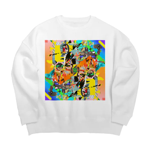 HANDS OFF THE FUTURE Big Crew Neck Sweatshirt