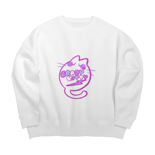 ⚡️CRAZY KITTY⚡️ Big Crew Neck Sweatshirt