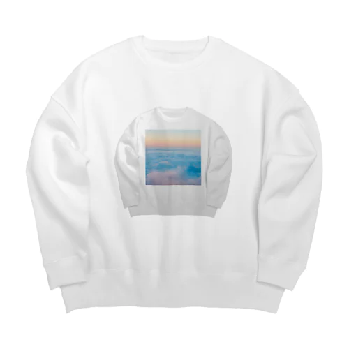 momo_emi 血迷ったらこうなった Big Crew Neck Sweatshirt