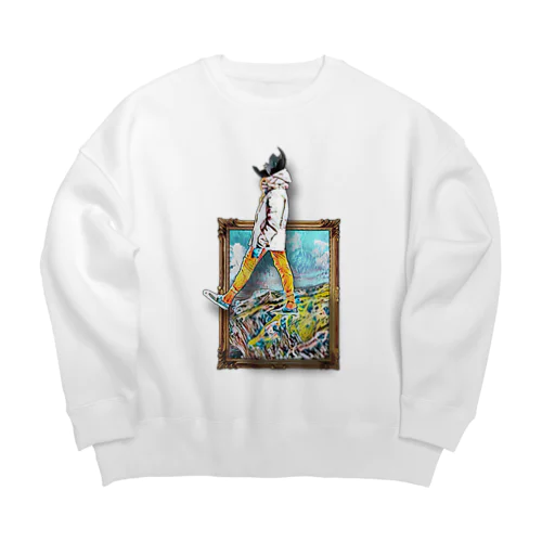 愚者 Big Crew Neck Sweatshirt