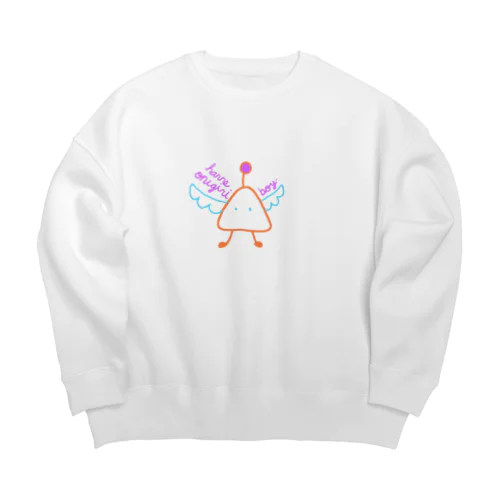 hane onigiri boy Big Crew Neck Sweatshirt