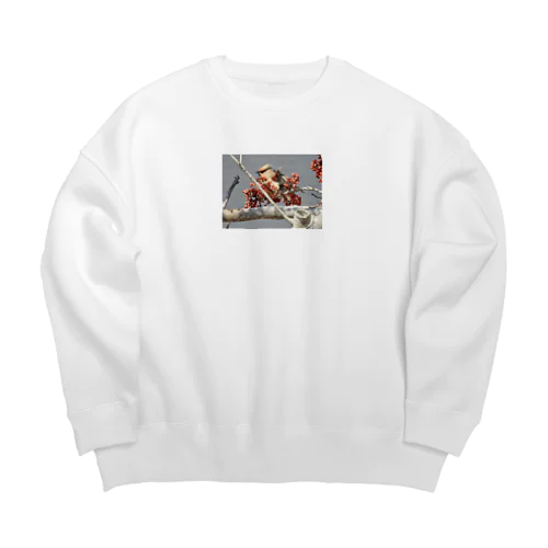 出身歌舞伎町ヒレンジャク Big Crew Neck Sweatshirt