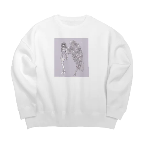 上京少女 Big Crew Neck Sweatshirt