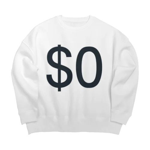 ＄0 Big Crew Neck Sweatshirt