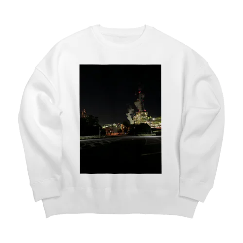 夜景とStarlight Big Crew Neck Sweatshirt