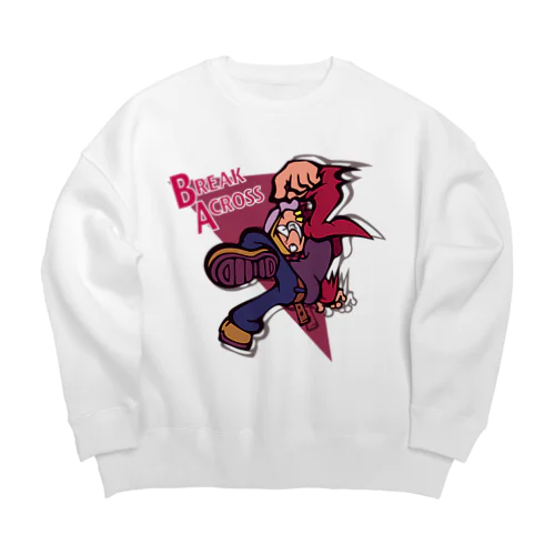 BREAK ACROSS Big Crew Neck Sweatshirt