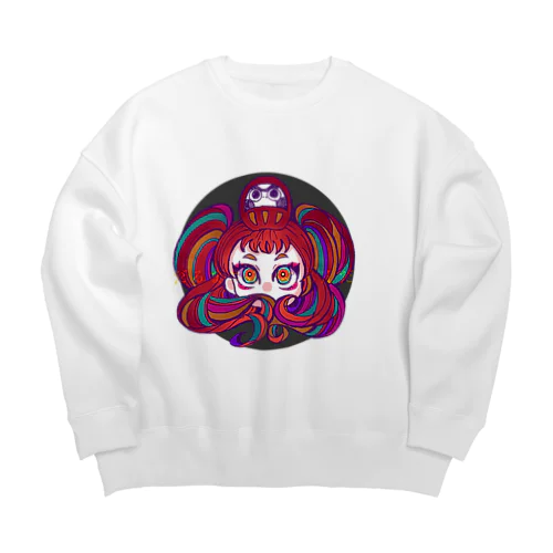 だるまさんがころんだ Big Crew Neck Sweatshirt