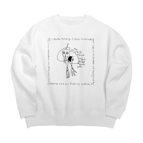 Antinoise-drinking Big Crew Neck Sweatshirt