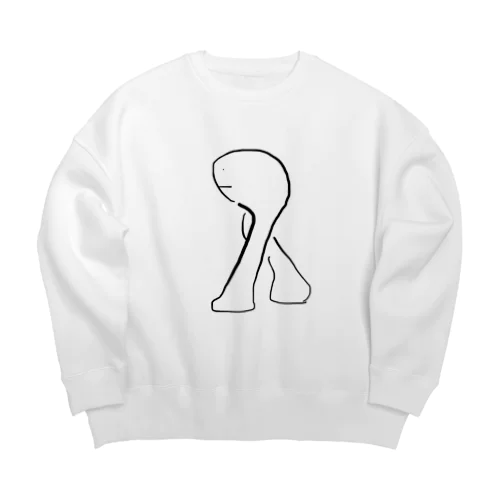 売れない Big Crew Neck Sweatshirt